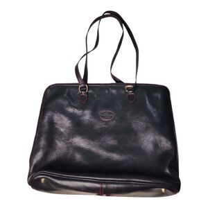 Tangaroa Venezia Terrida Brown leather Large tote bag made in Italy EUC Elegant